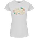 Live Love Yoga Womens Petite Cut T-Shirt White