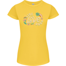 Live Love Yoga Womens Petite Cut T-Shirt Yellow