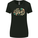 Live Love Yoga Womens Wider Cut T-Shirt Black