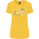 Live Love Yoga Womens Wider Cut T-Shirt Yellow