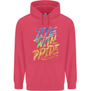 Live With Pride LGBT Gay Pride Childrens Kids Hoodie Heliconia