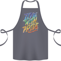 Live With Pride LGBT Gay Pride Cotton Apron 100% Organic Steel
