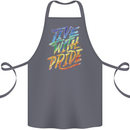 Live With Pride LGBT Gay Pride Cotton Apron 100% Organic Steel
