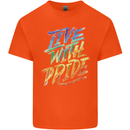 Live With Pride LGBT Gay Pride Kids T-Shirt Childrens Orange