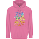 Live With Pride LGBT Gay Pride Mens 80% Cotton Hoodie Azelea
