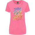 Live With Pride LGBT Gay Pride Womens Wider Cut T-Shirt Azalea