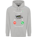 Liverpool Is Calling Funny Football Childrens Kids Hoodie Sports Grey