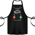 Liverpool Is Calling Funny Football Cotton Apron 100% Organic Black