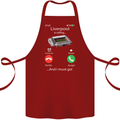 Liverpool Is Calling Funny Football Cotton Apron 100% Organic Maroon