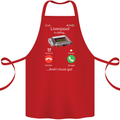 Liverpool Is Calling Funny Football Cotton Apron 100% Organic Red