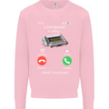 Liverpool Is Calling Funny Football Kids Sweatshirt Jumper Light Pink