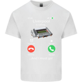 Liverpool Is Calling Funny Football Kids T-Shirt Childrens White