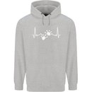 Lizard ECG Gekko Pulse Iguana Gecko Childrens Kids Hoodie Sports Grey