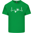 Lizard ECG Gekko Pulse Iguana Gecko Kids T-Shirt Childrens Irish Green