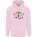 London Coat of Arms England St Georges Day Childrens Kids Hoodie Light Pink