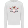 London Coat of Arms England St Georges Day Kids Sweatshirt Jumper White