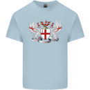 London Coat of Arms England St Georges Day Kids T-Shirt Childrens Light Blue