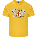 London Coat of Arms England St Georges Day Kids T-Shirt Childrens Yellow