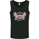 London Coat of Arms England St Georges Day Mens Vest Tank Top Black