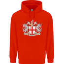 London Coat of Arms St Georges Day England Childrens Kids Hoodie Bright Red