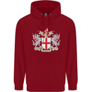 London Coat of Arms St Georges Day England Childrens Kids Hoodie Red