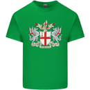 London Coat of Arms St Georges Day England Kids T-Shirt Childrens Irish Green