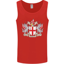 London Coat of Arms St Georges Day England Mens Vest Tank Top Red