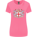 London Coat of Arms St Georges Day England Womens Wider Cut T-Shirt Azalea