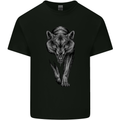 Lone Wolf Kids T-Shirt Childrens Black