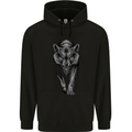 Lone Wolf Mens Hoodie Black