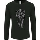 Lone Wolf Mens Long Sleeve T-Shirt Black