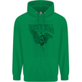 Long Live Rock n Roll Angel Childrens Kids Hoodie Irish Green