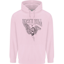 Long Live Rock n Roll Angel Childrens Kids Hoodie Light Pink
