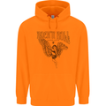 Long Live Rock n Roll Angel Childrens Kids Hoodie Orange