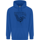 Long Live Rock n Roll Angel Childrens Kids Hoodie Royal Blue