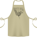 Long Live Rock n Roll Angel Cotton Apron 100% Organic Khaki