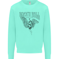 Long Live Rock n Roll Angel Kids Sweatshirt Jumper Peppermint