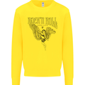 Long Live Rock n Roll Angel Kids Sweatshirt Jumper Yellow