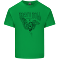 Long Live Rock n Roll Angel Mens Cotton T-Shirt Tee Top Irish Green