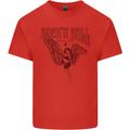 Long Live Rock n Roll Angel Mens Cotton T-Shirt Tee Top Red