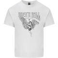 Long Live Rock n Roll Angel Mens Cotton T-Shirt Tee Top White