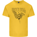 Long Live Rock n Roll Angel Mens Cotton T-Shirt Tee Top Yellow