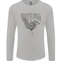 Long Live Rock n Roll Angel Mens Long Sleeve T-Shirt Sports Grey