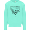 Long Live Rock n Roll Angel Mens Sweatshirt Jumper Peppermint