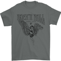 Long Live Rock n Roll Angel Mens T-Shirt 100% Cotton Charcoal