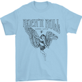 Long Live Rock n Roll Angel Mens T-Shirt 100% Cotton Light Blue