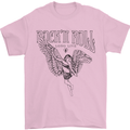 Long Live Rock n Roll Angel Mens T-Shirt 100% Cotton Light Pink