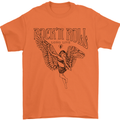 Long Live Rock n Roll Angel Mens T-Shirt 100% Cotton Orange