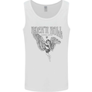 Long Live Rock n Roll Angel Mens Vest Tank Top White