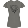 Long Live Rock n Roll Angel Womens Petite Cut T-Shirt Charcoal